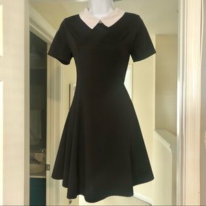 Allegra K Wednesday Addams Style dress with collar